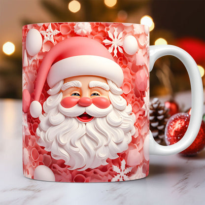 Creative 3D Christmas Ceramic Mug