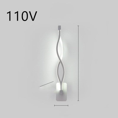 Minimalist LED wall lamp