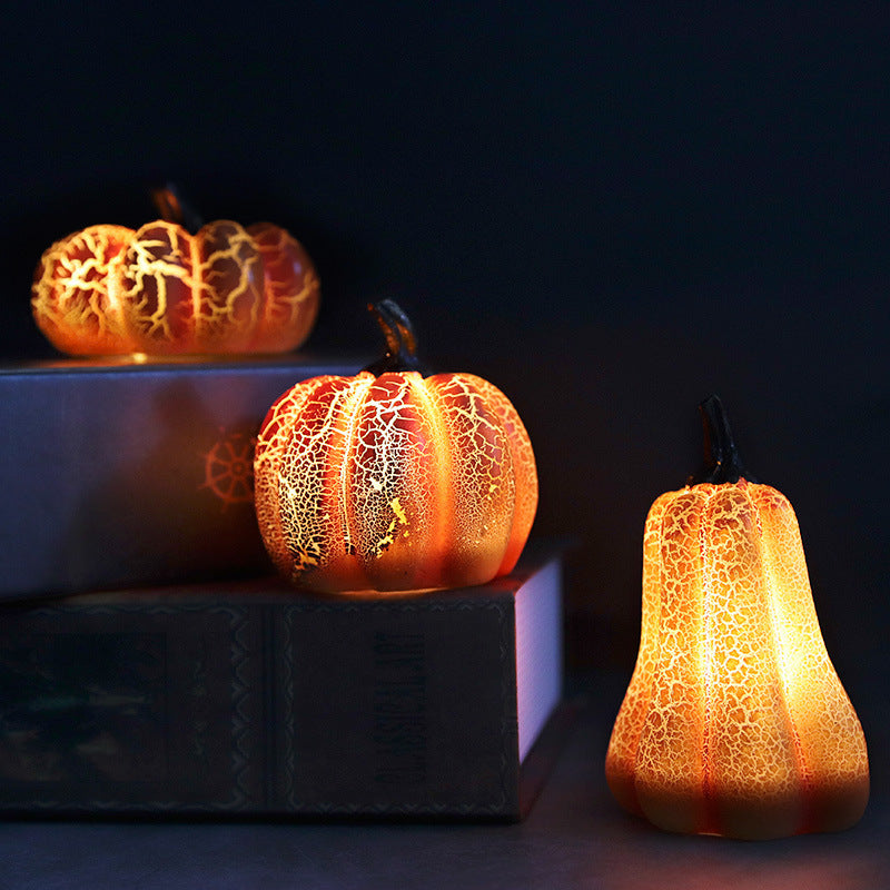 3pc Halloween Pumpkin LED Lantern Set