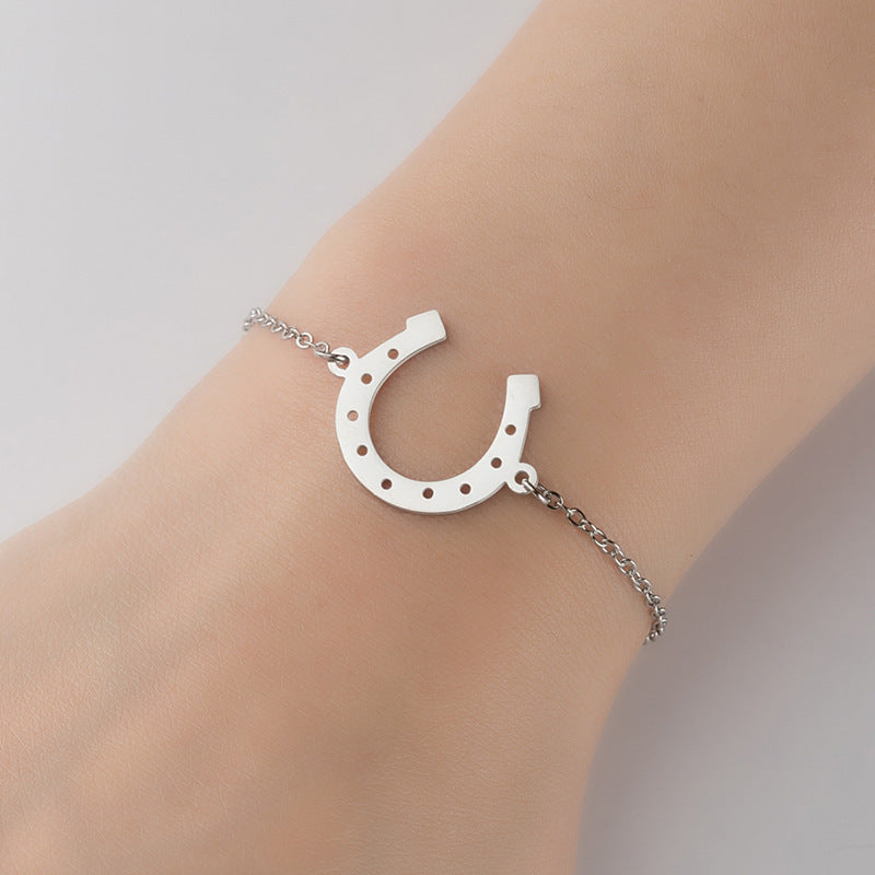 Horse Shoe Charm Bracelet