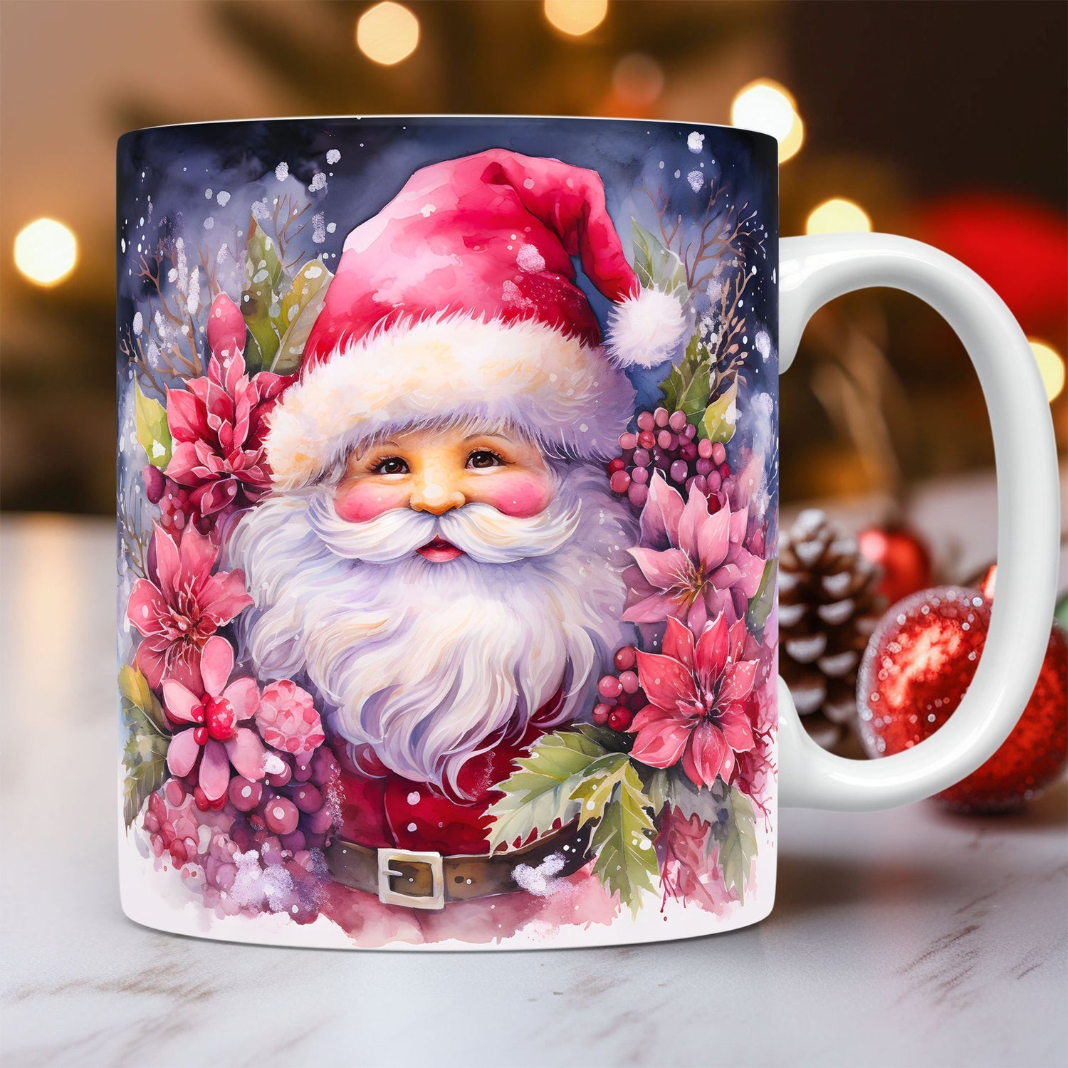 Creative 3D Christmas Ceramic Mug