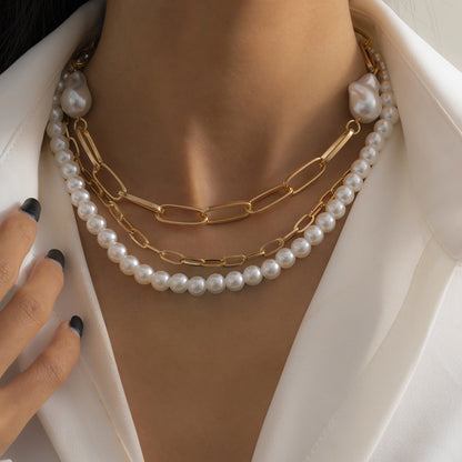 Baroque Vintage Pearl Necklace