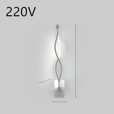 Minimalist LED wall lamp