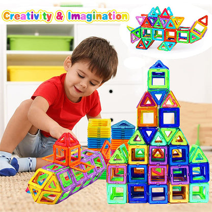 Magnetic Building Blocks DIY Kids Construction Set