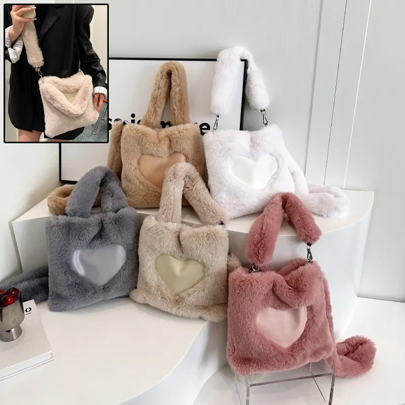 Women Fluffy Shoulder Bag