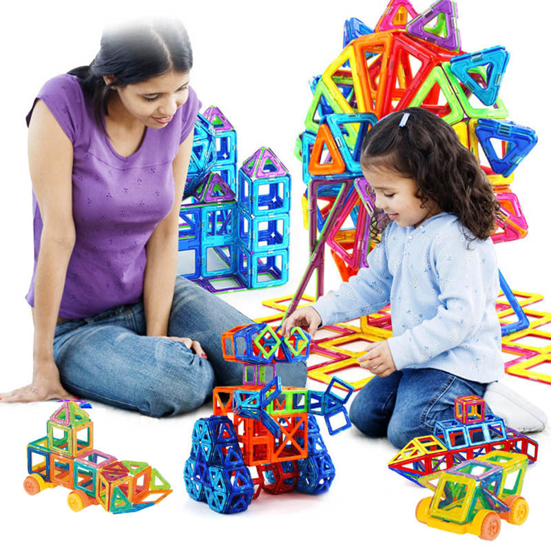 Magnetic Building Blocks DIY Kids Construction Set