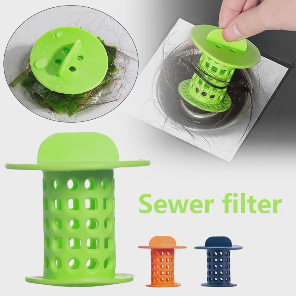 Kitchen Bathroom Anti-clogging Plastic Sink Filter