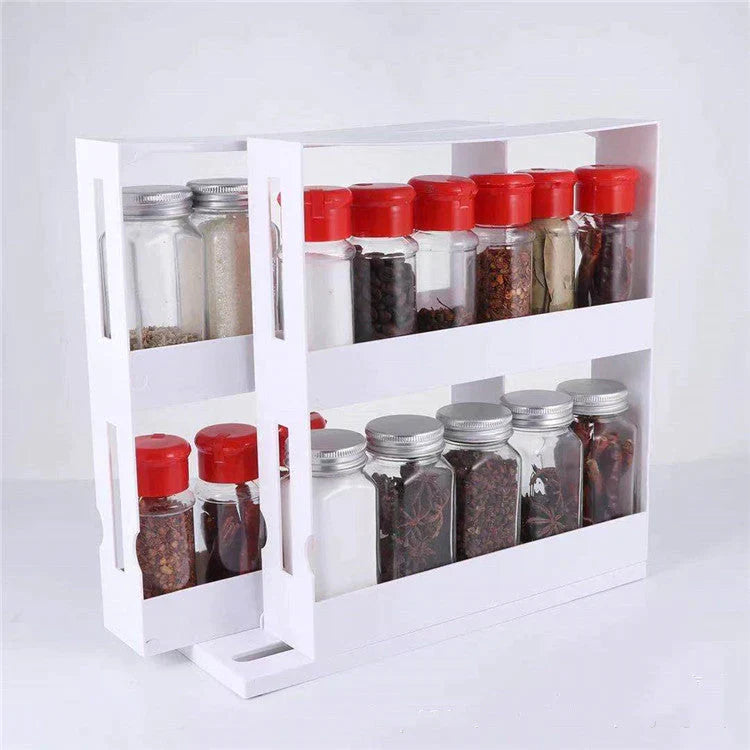 Kitchen Spice Storage Rack Organizer