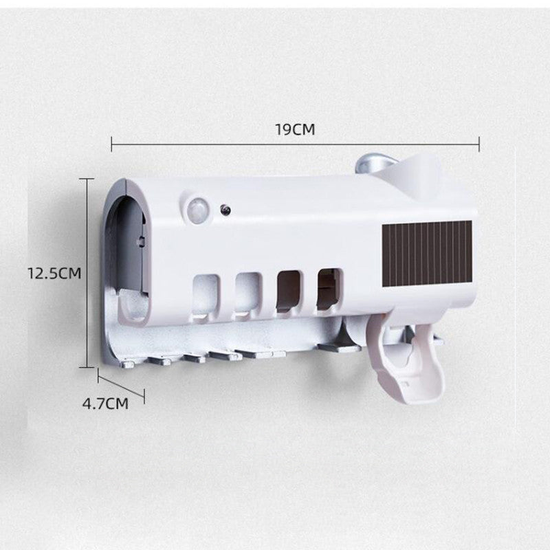 Solar Toothbrush Dispenser Holder