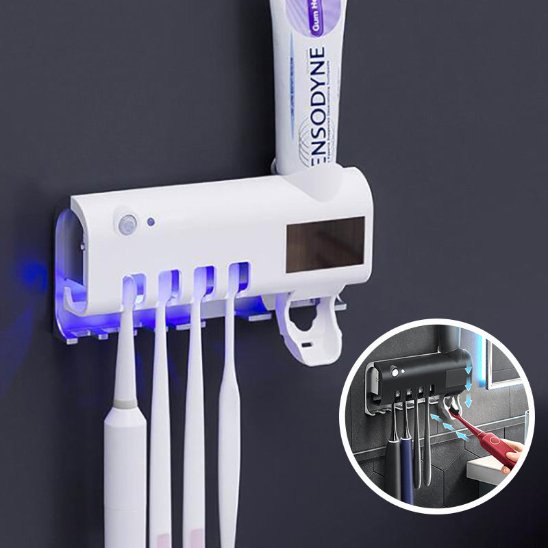 Solar Toothbrush Dispenser Holder