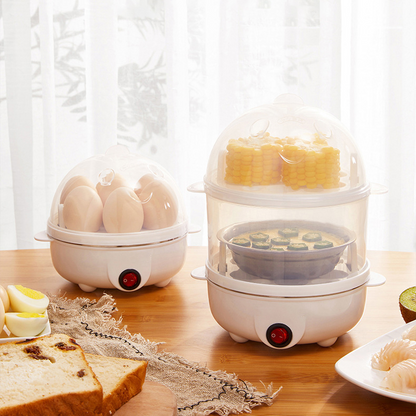 Multifunction Double Layers Egg Boiler